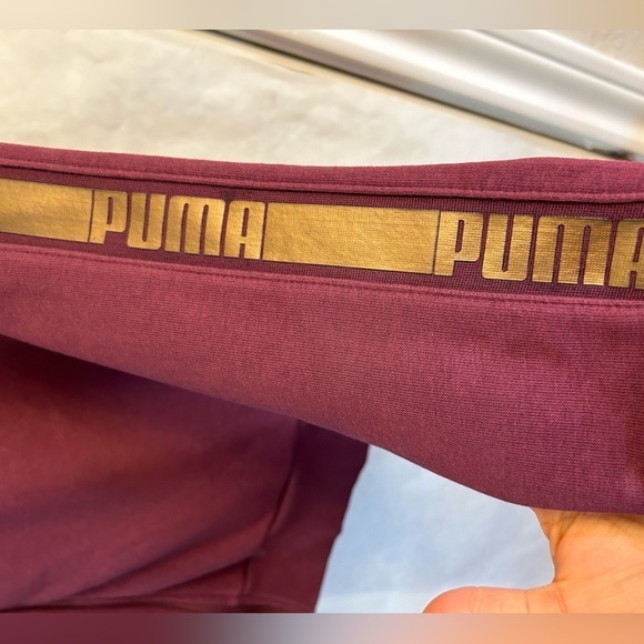 Puma long sleeve training sweat shirt jacket with logo print tape Sz-XL. K16 - Picture 6 of 13